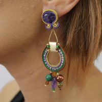 Pendiente-soutache-Violeta-1