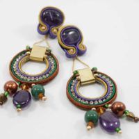 Pendiente-soutache-Violeta-2