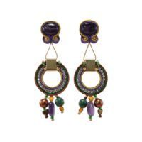 Pendiente-soutache-Violeta