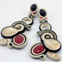 Pendientes-soutache-Gervera-Roja-2