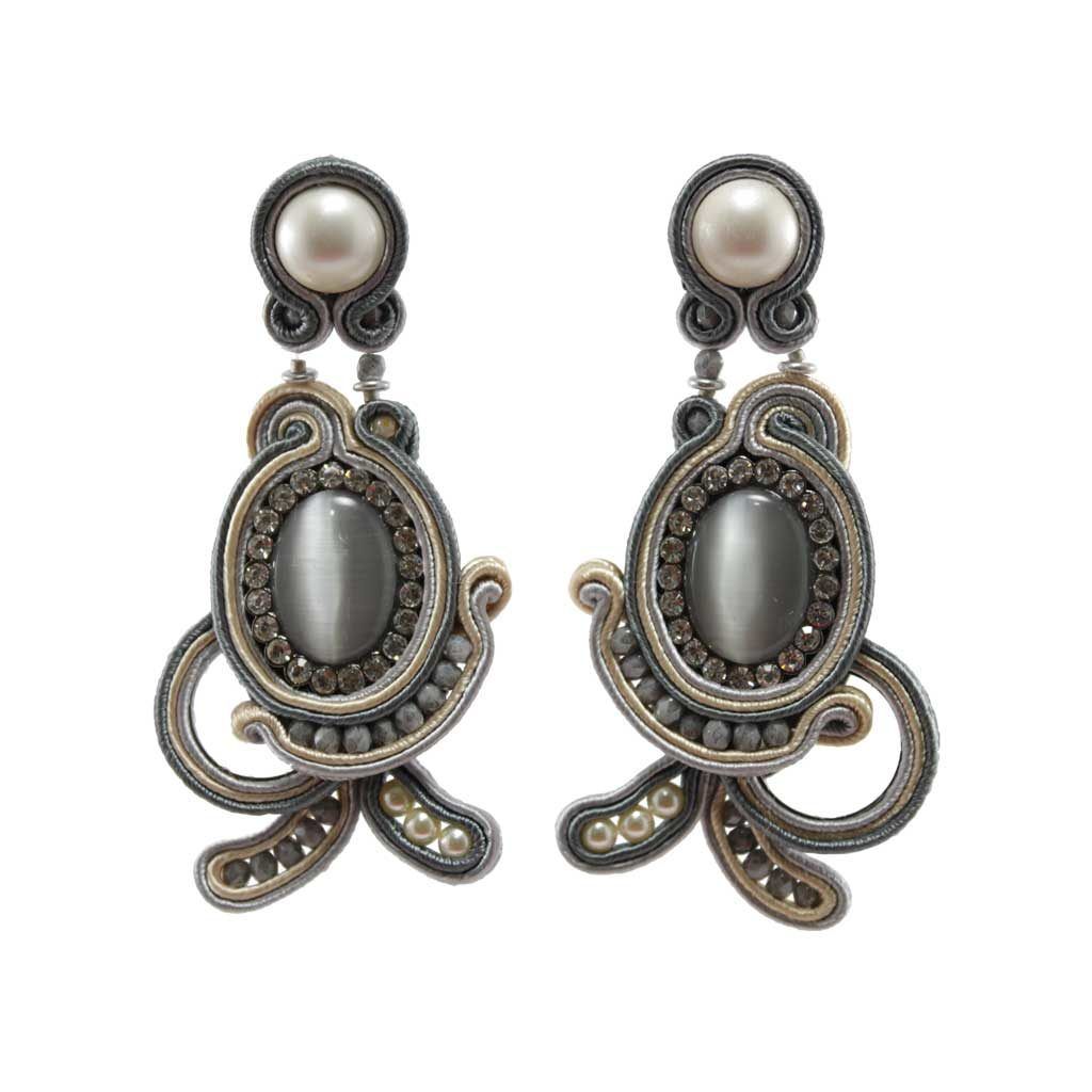 Pendientes-soutache-Petunia-Gris